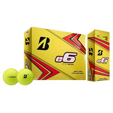 Bridgestone 2021 e6 Yellow Golf Balls